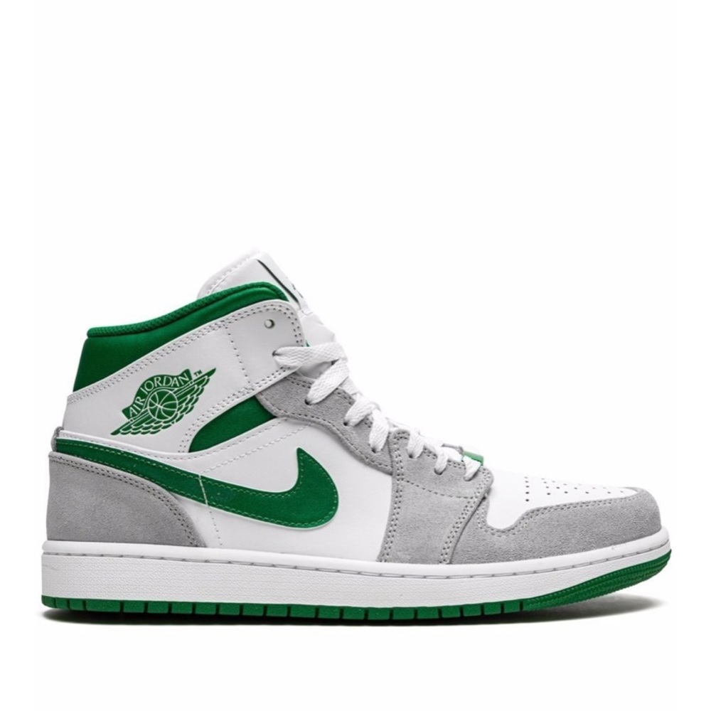 Green and gray Jordan 1